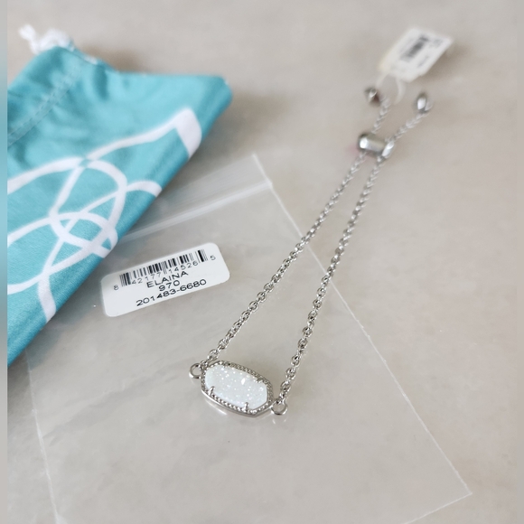 Kendra Scott Elaina Iridescent Drusy Adjustable Bracelet NWT - Picture 3 of 3